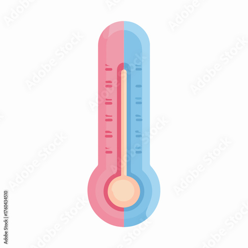Simple Thermometer Icon in Vector Design