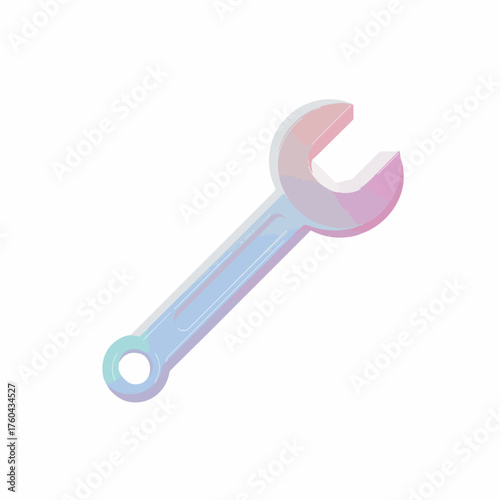 Minimalist Design Wrench Tool Icon