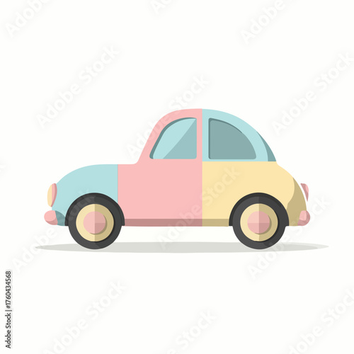 Sleek UI Car Icon in Minimalist Style