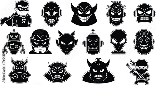 Collection of Fantasy, Villain, and Character Avatars