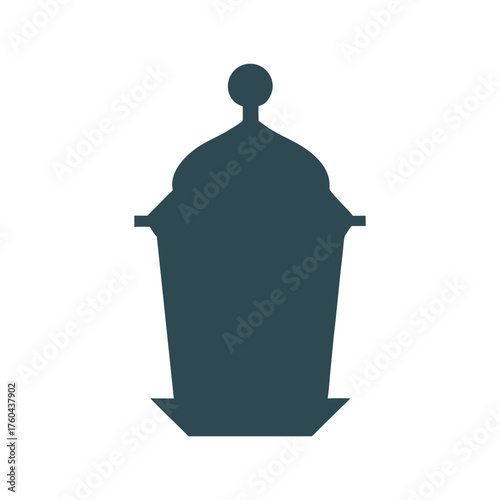 Traditional Egyptian Fanous Lantern Decoration on White Background