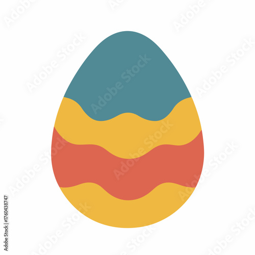 Easter Egg Icon in Bold Design