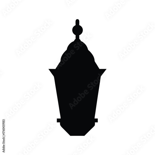 Traditional Egyptian Fanous Lantern Decoration on White Background