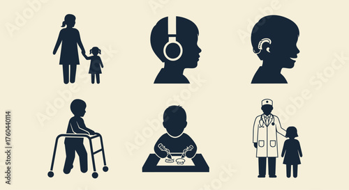 Child Development & Support Icons