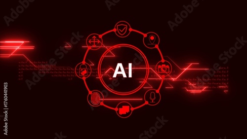 Canvastavla exploring fundamentals of AI technology, artificial intelligence technology circ