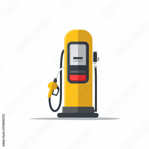 Fuel Pump Symbol in Flat Design