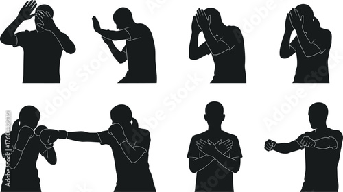 Defensive and Action Poses