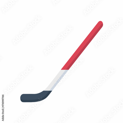 Sleek Hockey Stick Icon Design