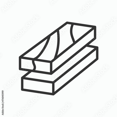 Stacked Wood Planks
