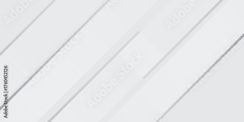 Grey abstract white abstract background paper shine and layer element vector for presentation simple