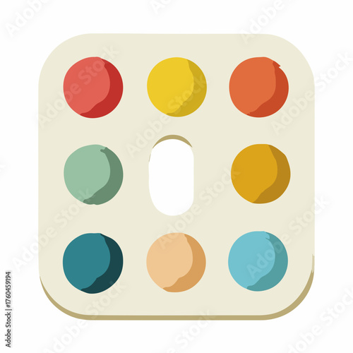 Professional Palette Icon for Designers