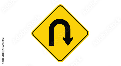 Caution Sharp curve ahead prepare to turn or slow down now