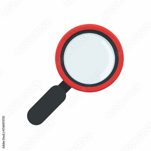 Bold Search Magnifier Vector Icon Design