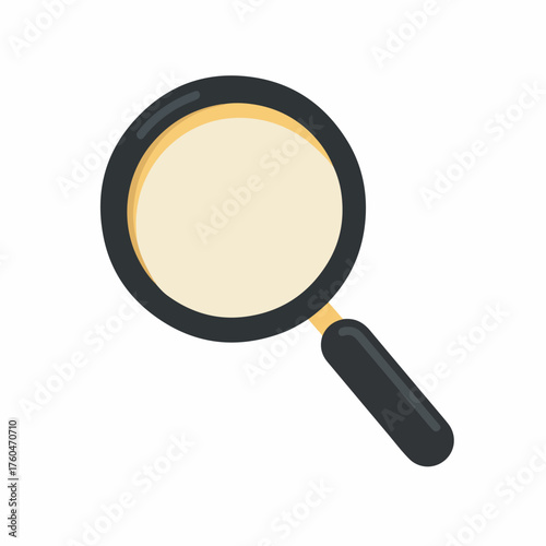 Sleek Search Magnifier Icon Design