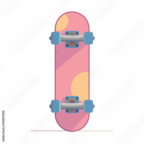 Sleek Skateboard Silhouette Icon Design