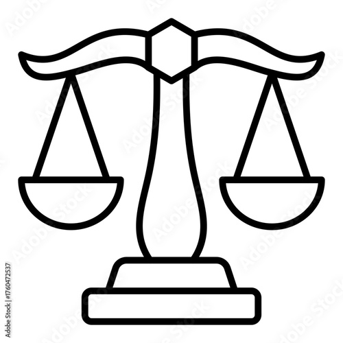 Justice scale Icon