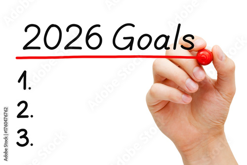 New Year 2026 Blank Goals Resolutions List