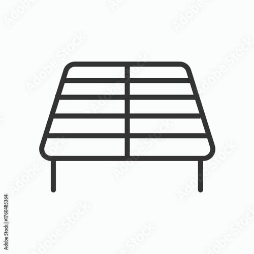 Solar Panel Array Line Icon