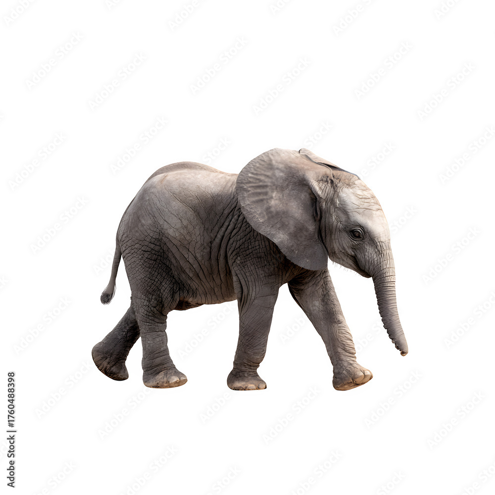 Obraz premium elephant isolated on white