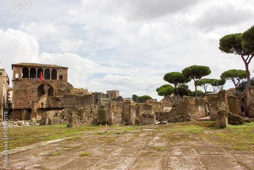 Ancient Forum Romanum, Foro Romano, Rome Italy
