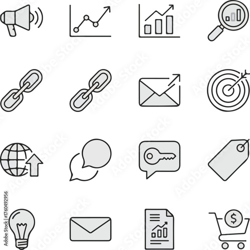 Abstract geometric shapes with vibrant color palette and classic typography