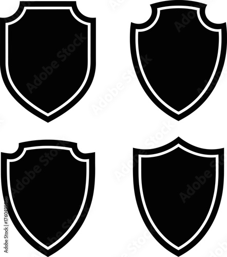 Black silhouette illustrations of various fruits, including apples, bananas, grapes, and oranges, isolated on white.