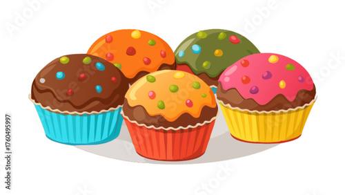 easter cupcakes with eggs