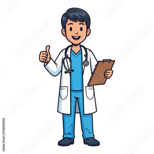 Wild Deer Family Gathering Amidst Evergreen Trees, Nature Illustration