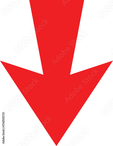 vector arrow sign on white background