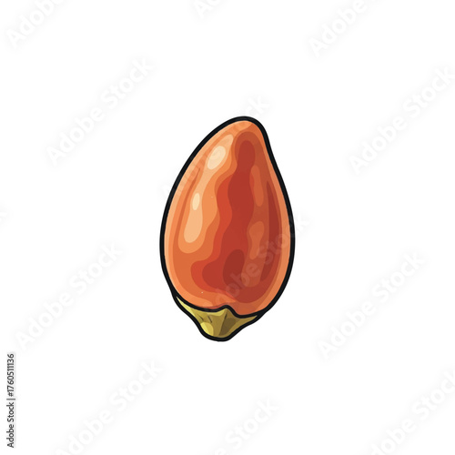 Bud Illustration: A detailed illustration of a plant bud, symbolizing new beginnings and growth, against a pristine backdrop.