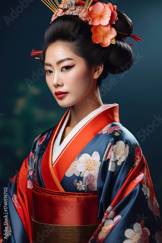 japanese girl in kimono