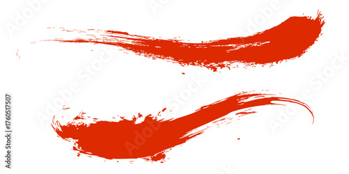 Hand-painted wave texture with analog feeling