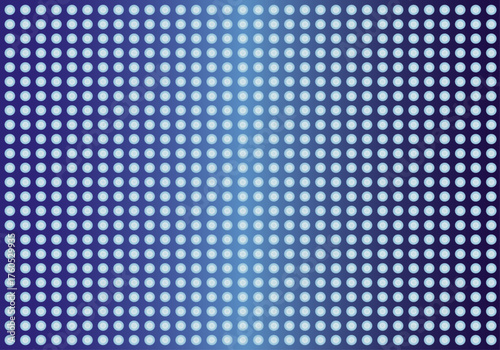 Fondo de patrón de círculos azul claro en fondo azul oscuro