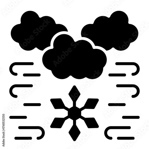 Cold breeze Icon