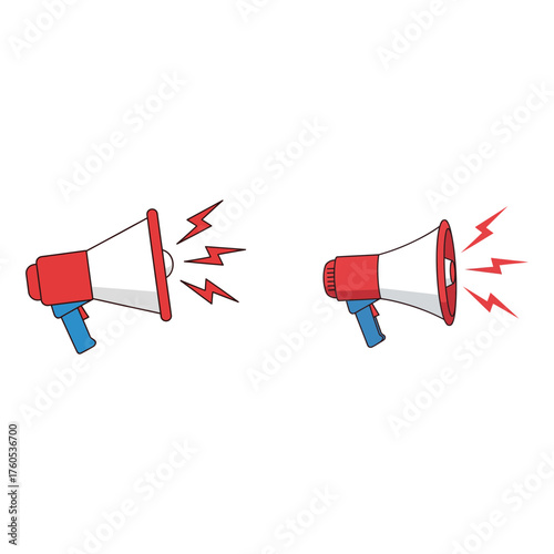 Amplify Your Message Powerful Megaphone Announcing Urgent News, Boost Communication, Promote Your Brand Loudly, Effective Marketing Tools, Attention