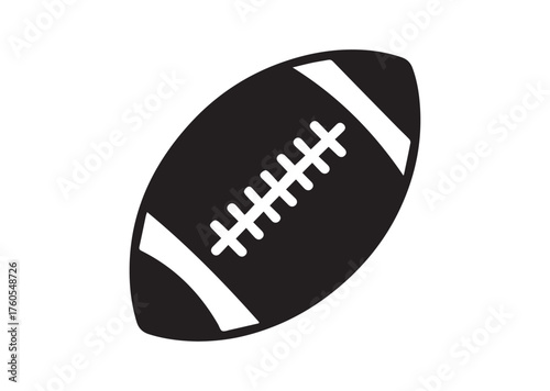 American Football Ball icon, American Football Ball solid vector