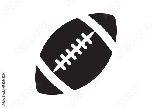 American Football Ball icon, American Football Ball solid vector
