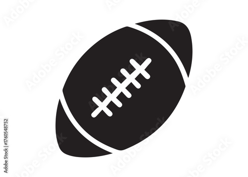 American Football Ball icon, American Football Ball solid vector