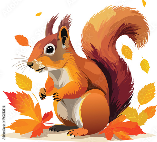 squirrel with nut
