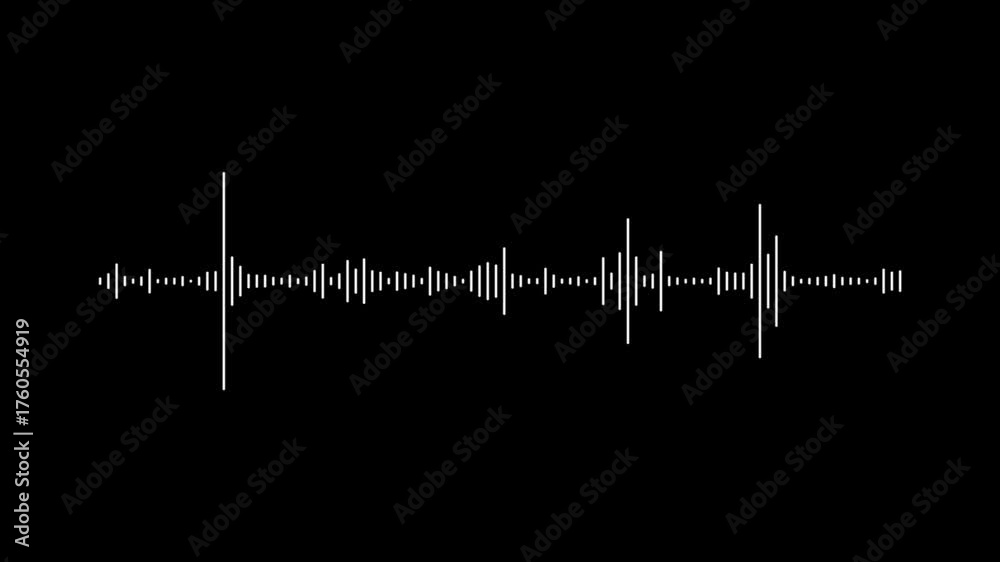 Sound wave audio spectrum black background. audio waveform spectrum ...