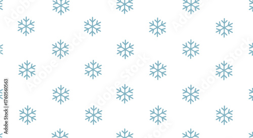 Seamless winter snowflake pattern delicate geometric ice crystals frozen beauty repeating design festive background vector