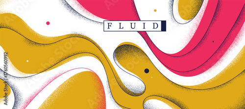 Lava in dynamic motion vector abstract background, expressive illustration of curvy fluid like lines and textures wallpaper art, joyful and happy creative graphics.