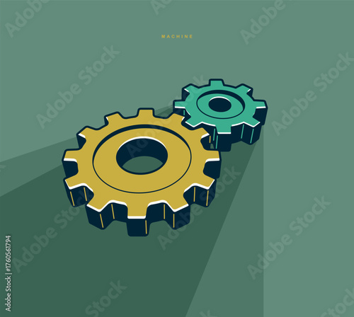 Engineering machine concept...