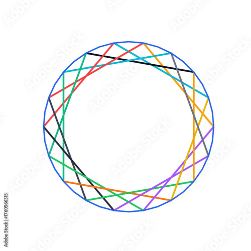 Wheel Lines Contemporary Illustration Transparent