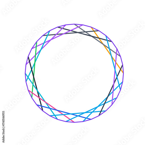 Wheel Lines Contemporary Illustration Transparent