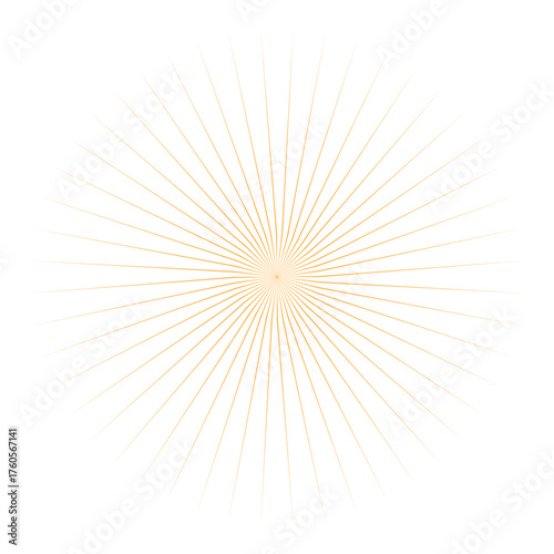Sunburst Wedges Background Geometric Radiating