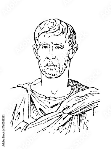 Canvastavla Lucius Junius Brutus, died c