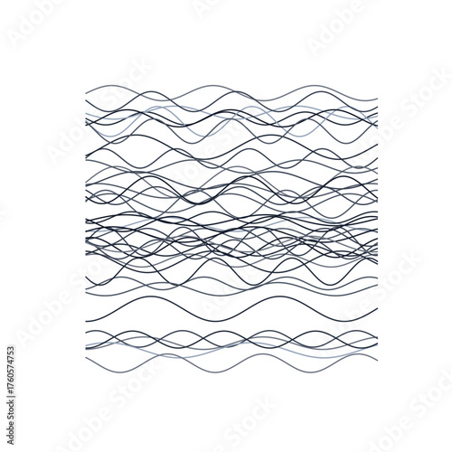 Scribble Texture Lines Art Glassmorphism