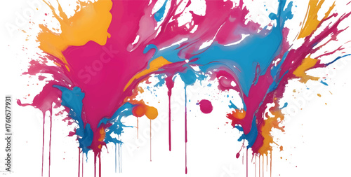 Minimal Abstract Watercolor Brush Stroke Background with Subtle Rainbow Gradients and Soft Pastel Pigments for Modern Design and Calm Art Themes