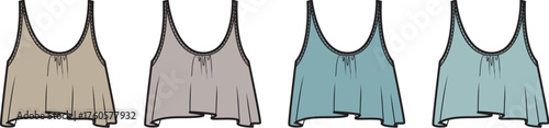 Fashionable Dresses Colorful Sleeveless Mini Dresses for Stylish Women